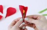 tissue paper flower